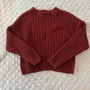 Universal-thread Women's Burgundy and Red Jumper